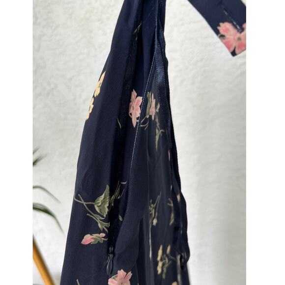 Jones New York Petite Women's Long Skirt Real 100% Silk - Picture 3 of 11